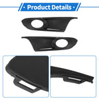 1 Pair Front Fog Light Grill for Volkswagen Jetta (2006–2010) No. 5C6853666A/5C6853665A