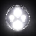 Set of 2 Chrome LED Headlights for Harley Sportster Dyna Iron 883 (2004–2023)