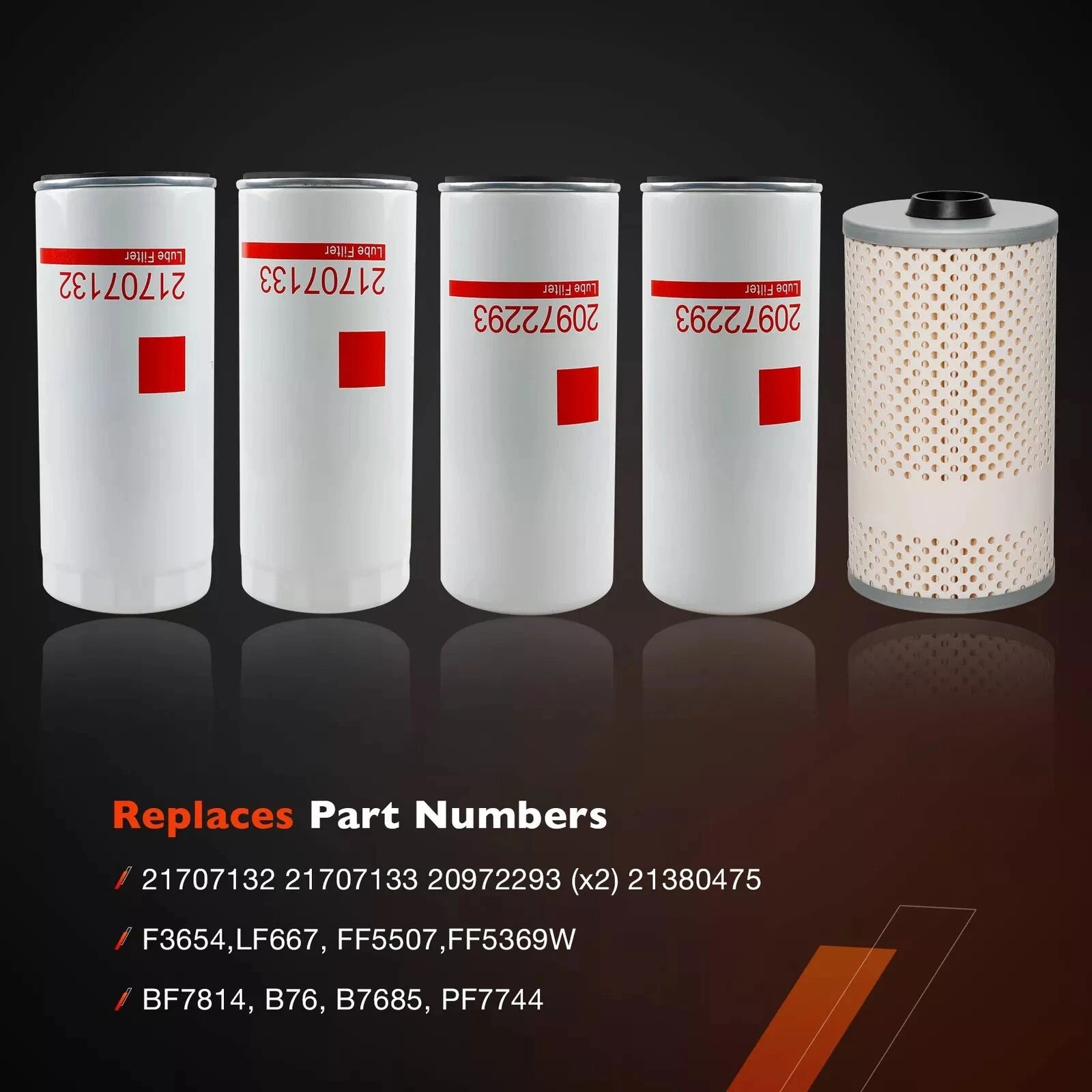 Oil Fuel Filter Change Kit for Volvo D12 D13