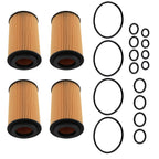 4X Oil Filter for Mercedes-Benz CLK C208 C209 A208 A209 (1999–2002) HU718/5X