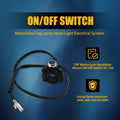 12V Motorcycle Push Button Switch for Universal Handlebar Mount
