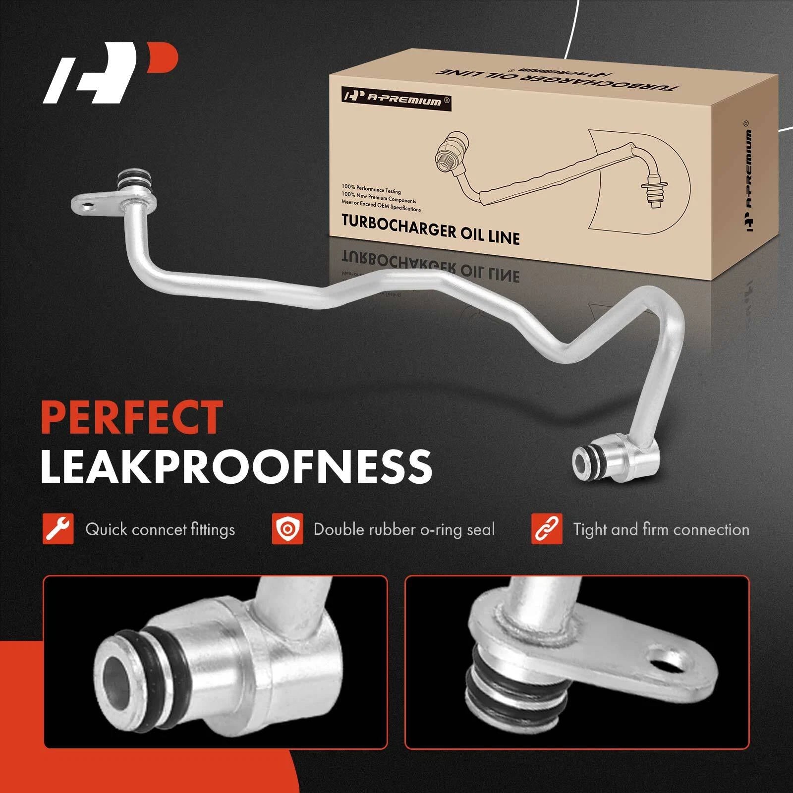 Turbocharger Coolant Line Return Right for Mercedes-Benz E550 (2007–2010)