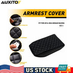 Armrest Cover for Nissan Maxima (2016–2024) Leather Black Center Console Pad
