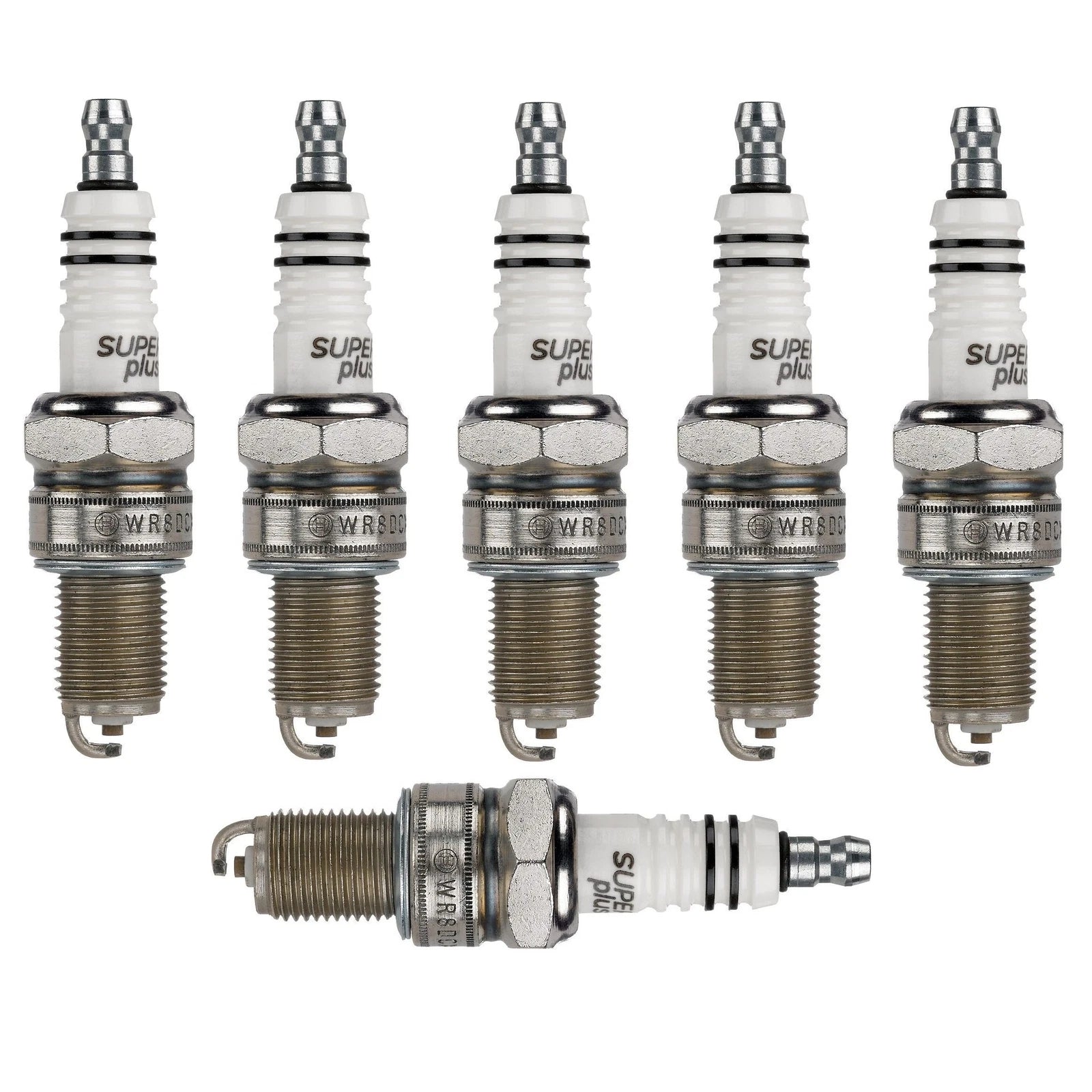 Set of 6 Bosch Super Plus Nickel Spark Plugs for Chrysler Ford Dodge Nissan
