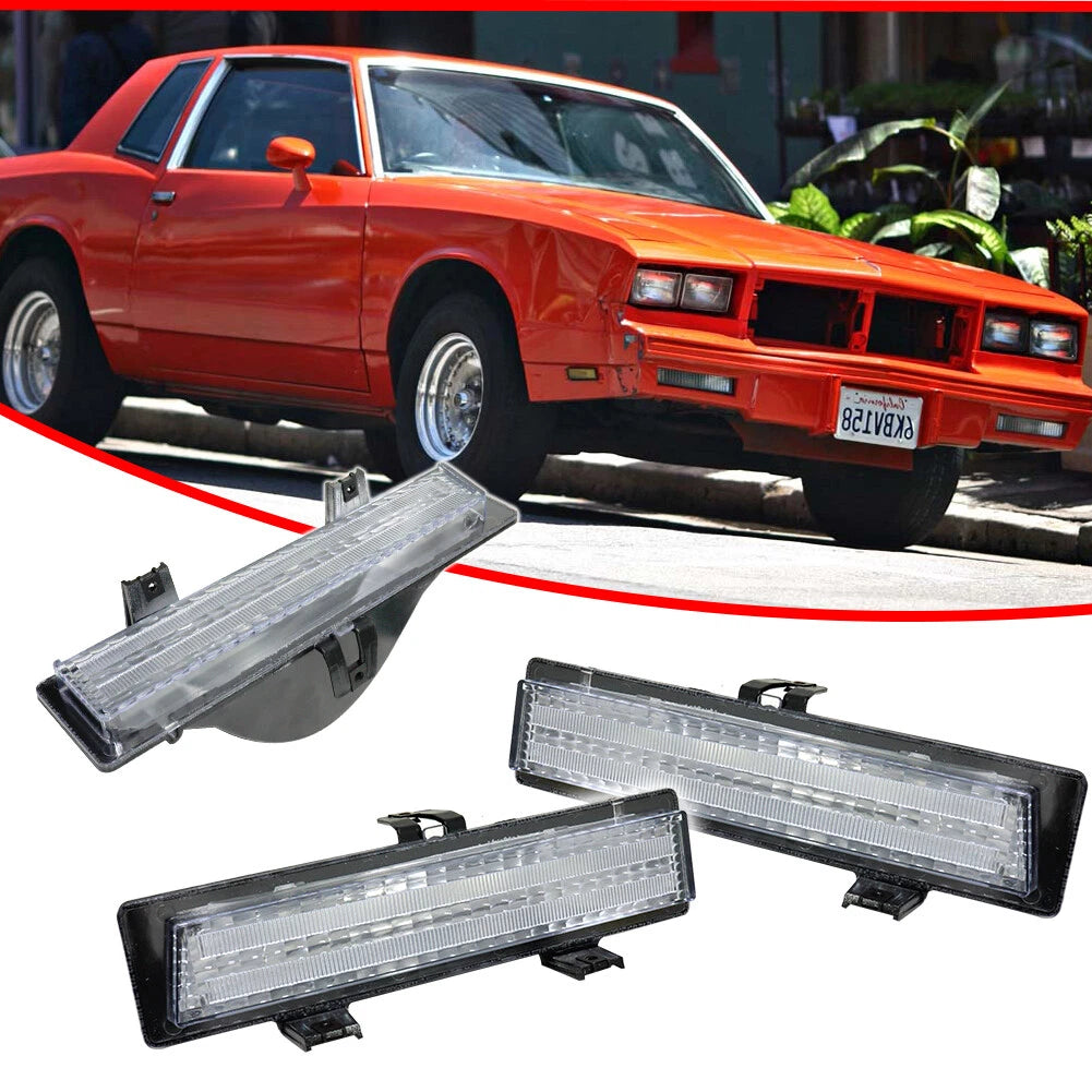 Clear Front Bumper Turn Signal Light Assembly for Chevy Monte Carlo SS (1981–1988)