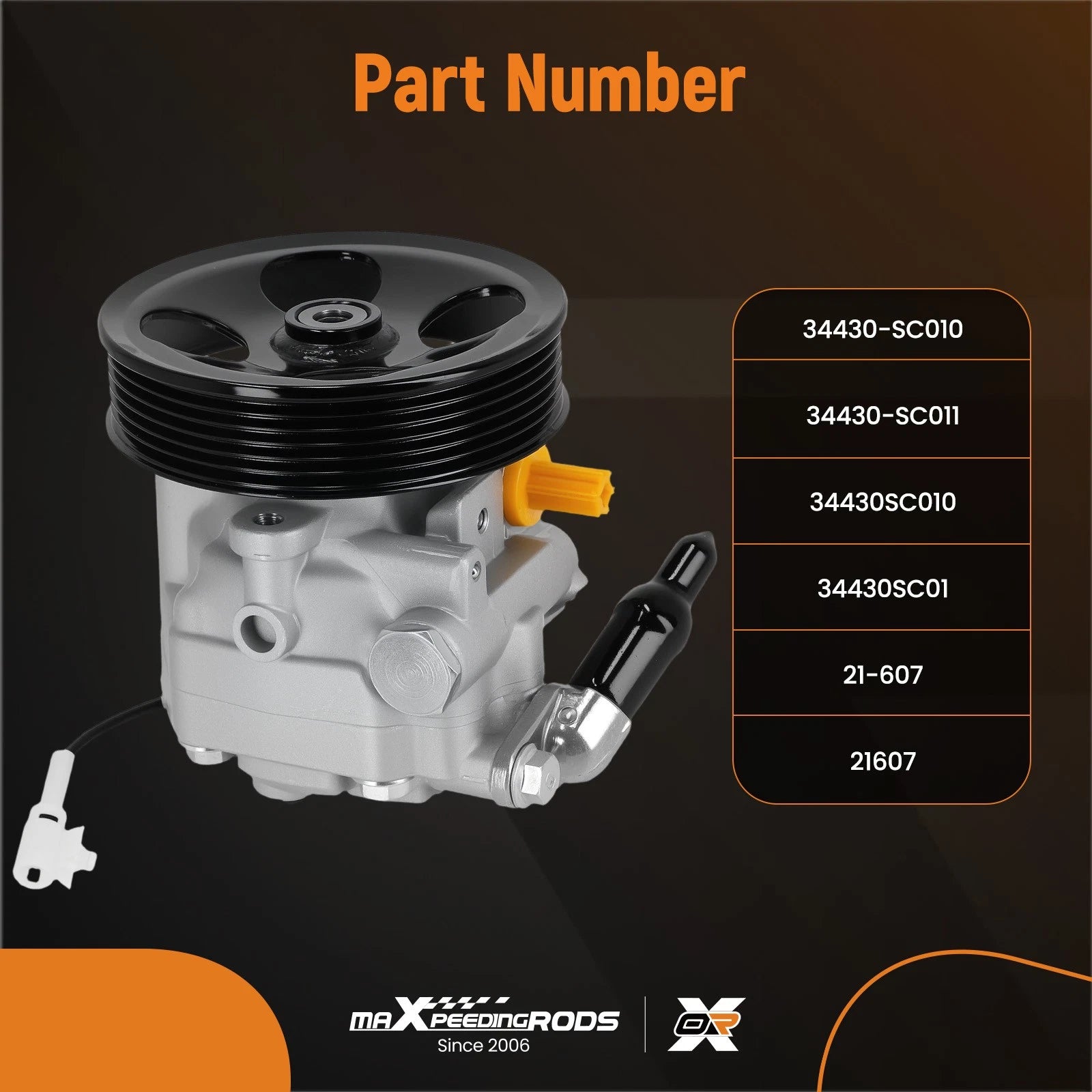 Power Steering Pump with Pulley for Subaru Forester (2011–2013)