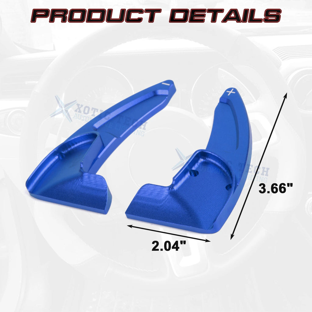 Blue Aluminum Paddle Shifter Extension for Dodge (2015-2024)
