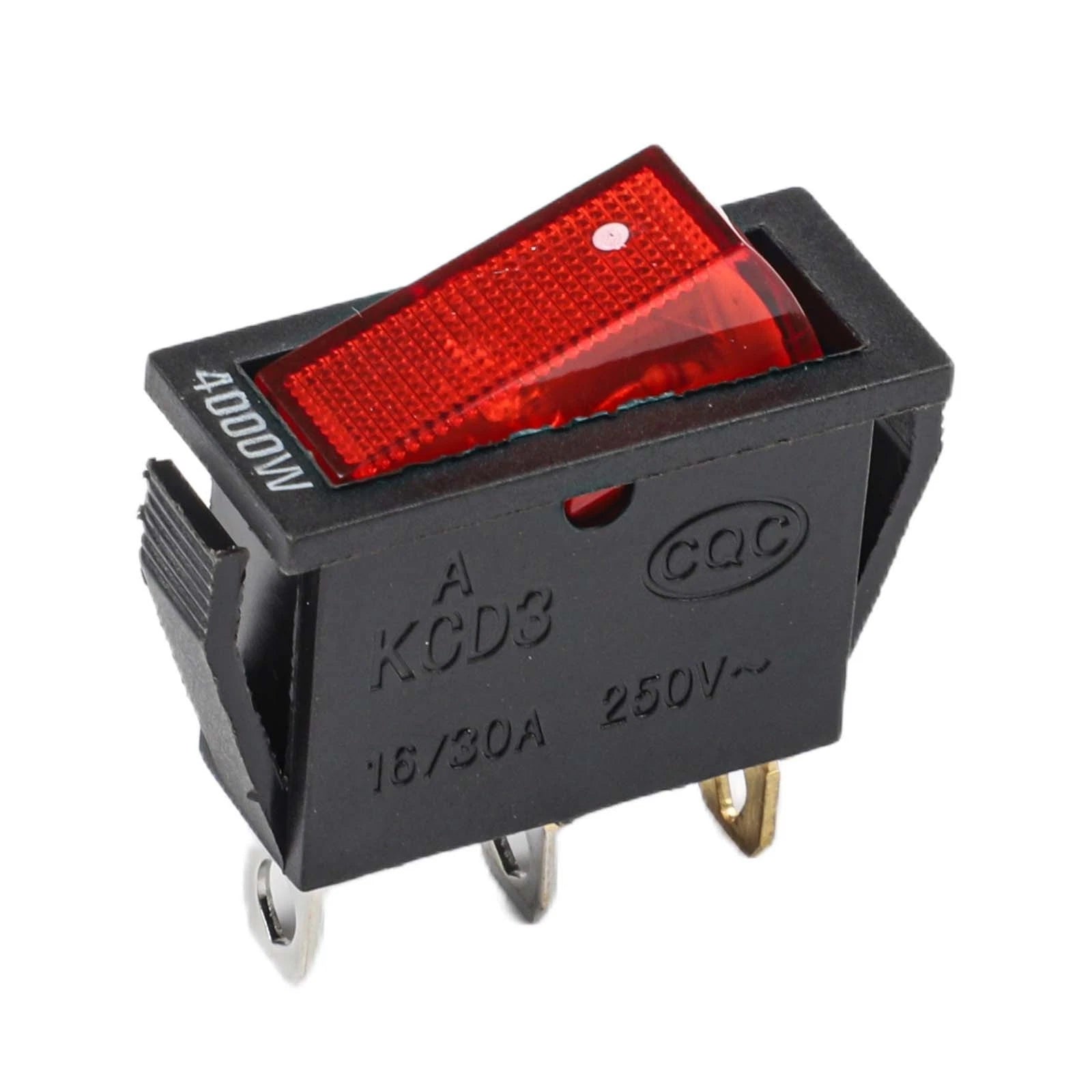Rocker Switch Power Button Red 12x AC 125V 20A AC 250V 16A for Universal Use