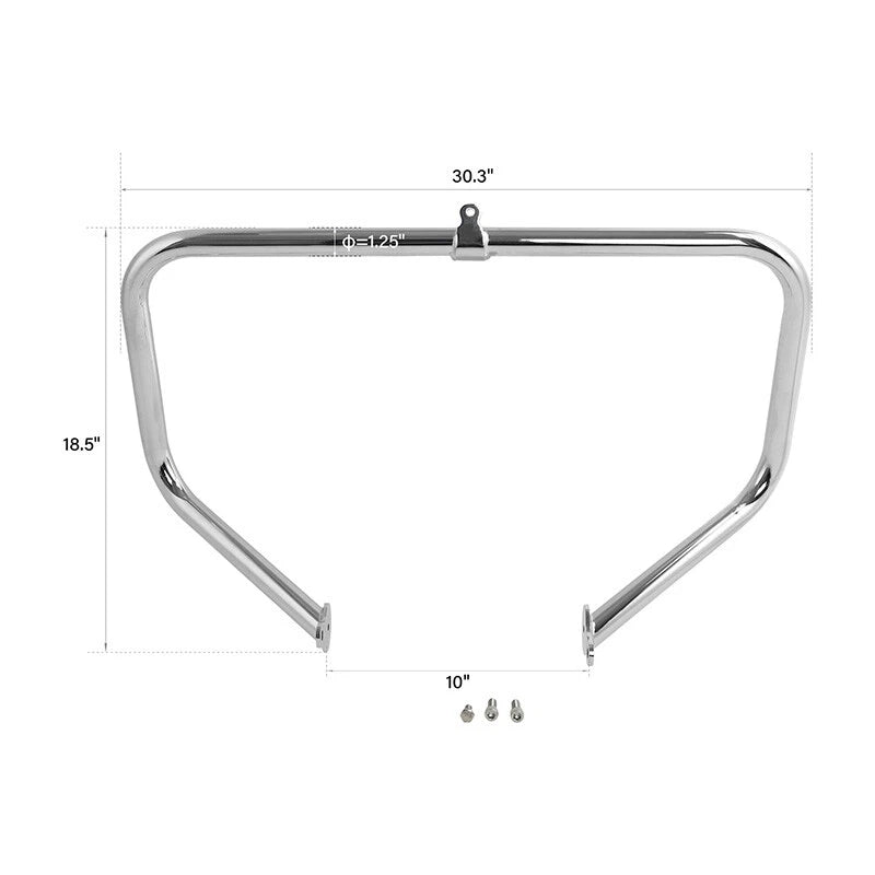 Engine Guard Crash Bar for Harley Touring Street Road Glide (1997–2022)