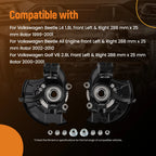 Wheel Hub Steering Knuckle Assembly for VW Beetle Golf Jetta (1999–2010) 1J0407613G
