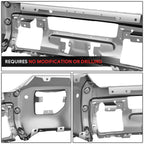 Chrome Front Bumper Face Bar for GMC Sierra 2500 3500 HD (2015–2019)