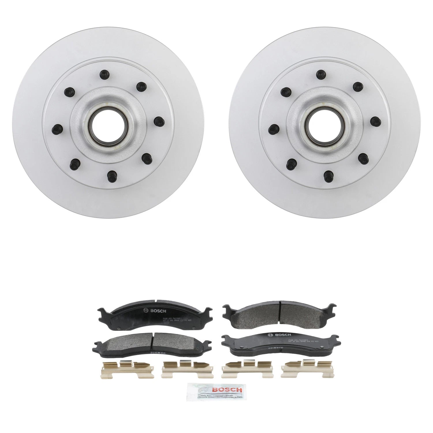 Bosch Quietcast Disc Brake Pad Kit for Ford F-250 F-350 (2005–2023)