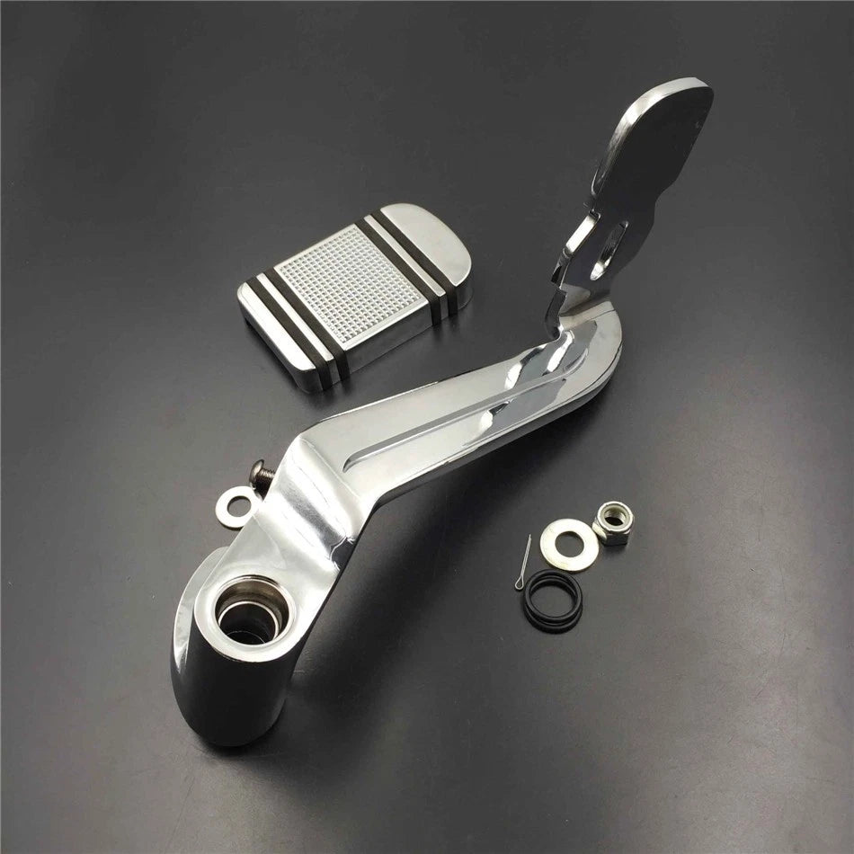 Chrome Airflow Rear Brake Pedal Foot Lever with Foot Peg for Touring (2014–Present)