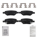 4PCS Rear Ceramic Brake Pads for Pontiac G5 G6 Pursuit Saturn Aura Ion (2007–2010)