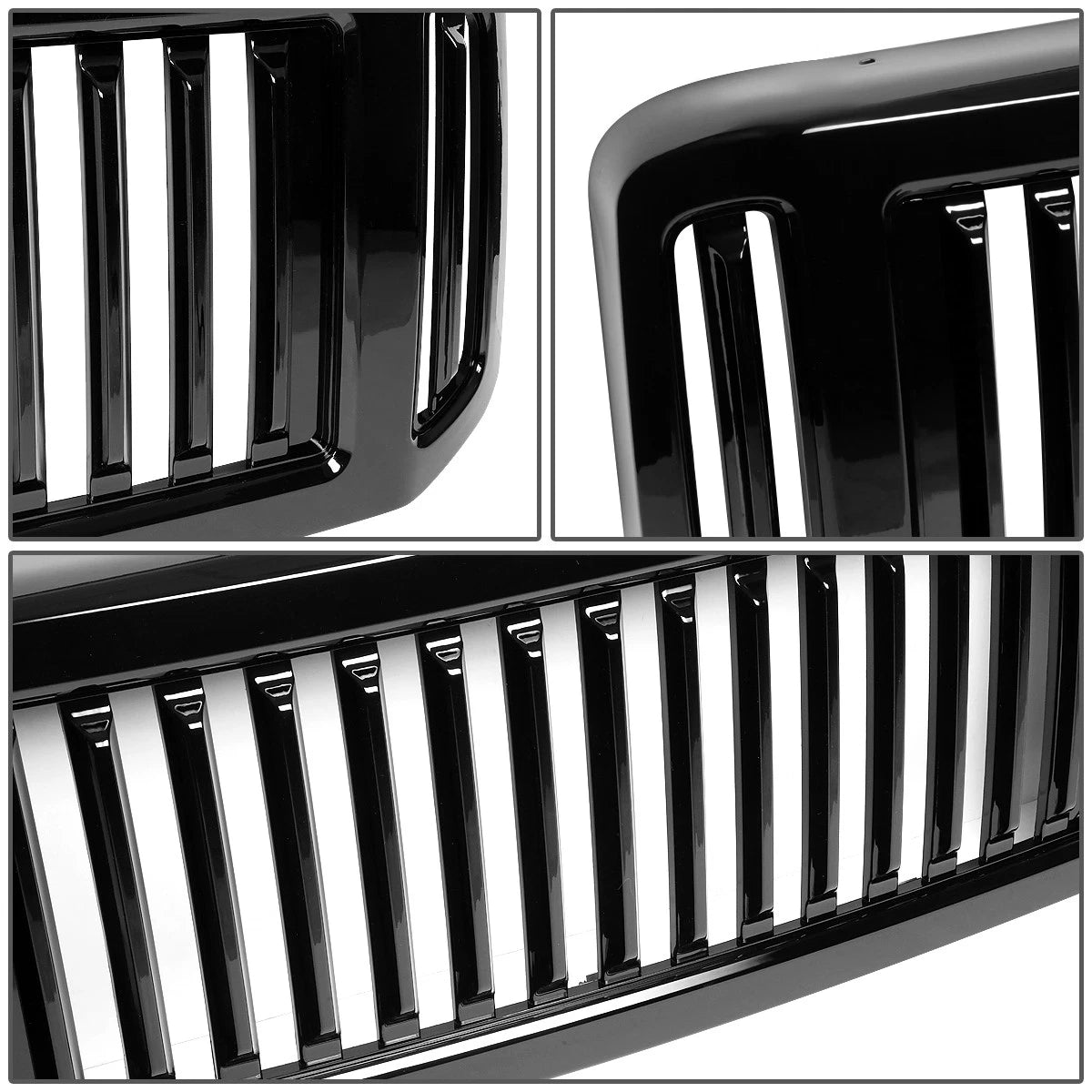 Badgeless Front Upper Grille for Ford F250 F350 Super Duty (2005–2007)