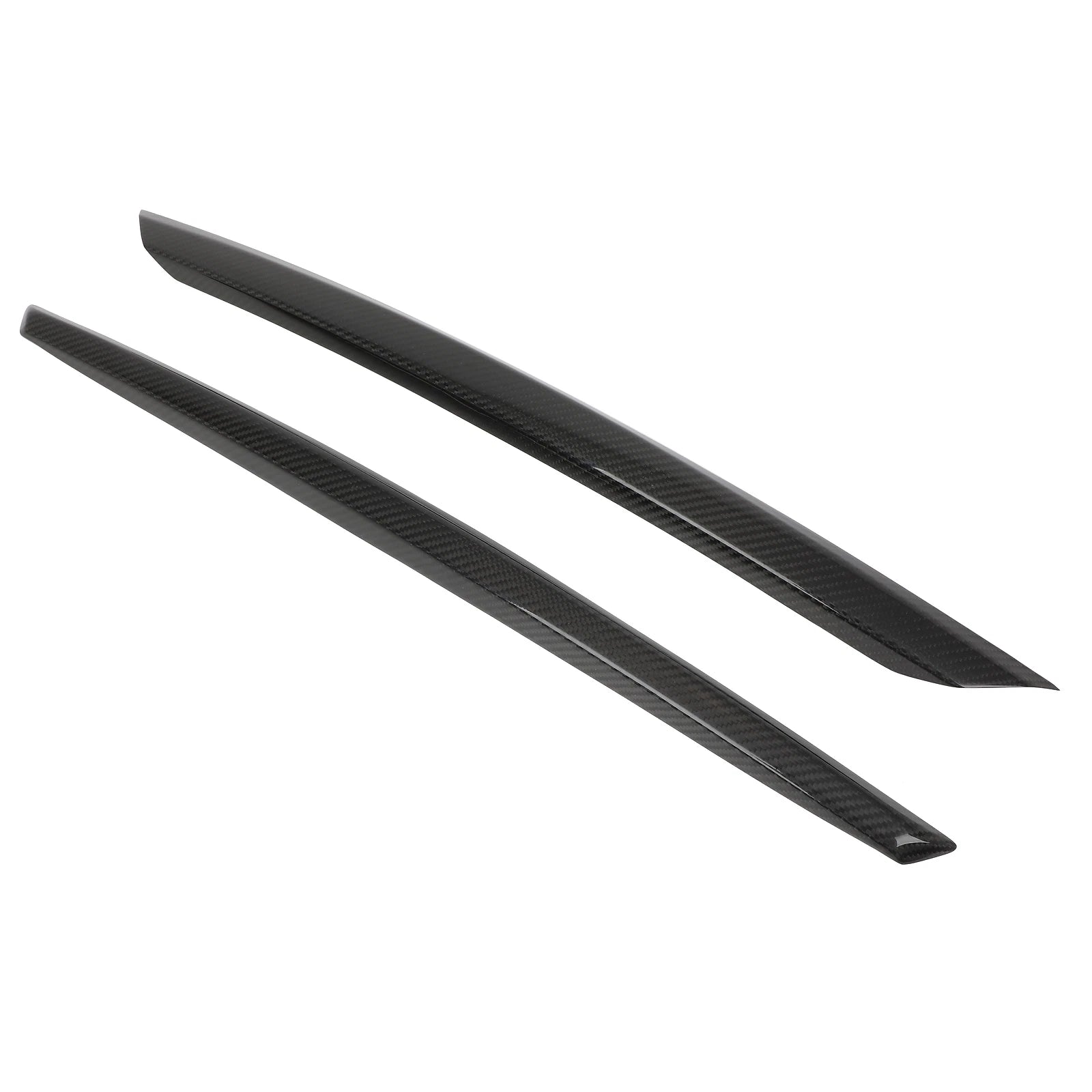 Carbon Fiber Upper & Lower Trunk Plate Trim Covers for Infiniti Q50 (2014–2017)