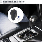 Gear Shift Knob Cover for BMW 3 Series (2004–2012) Black Blue Faux Leather