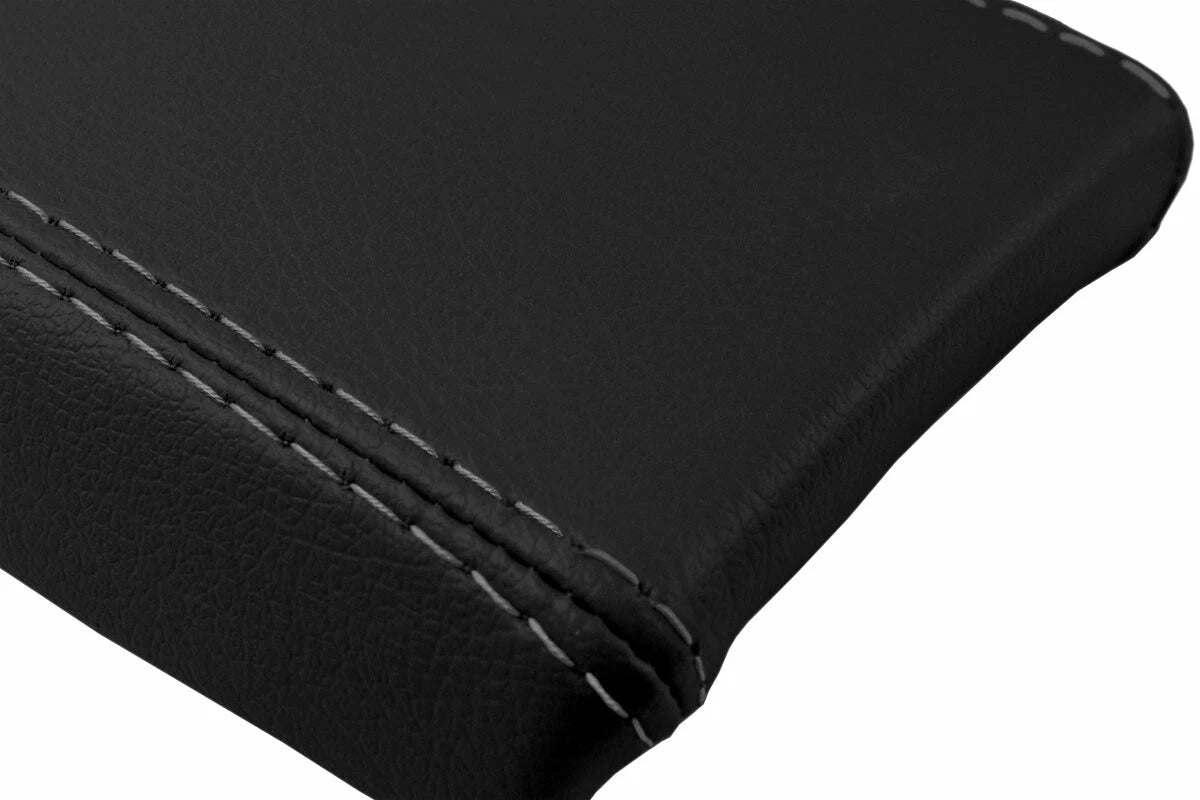 Console Lid Pull Cover Leather for Mazda Miata MX5 (1990–1997) Gray Stitch