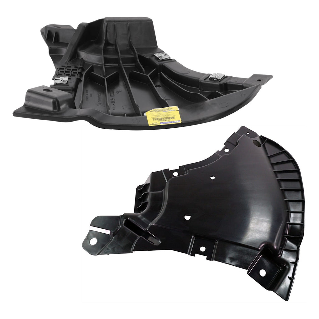 Set of 2 Engine Splash Shields for Mercedes Benz E300 (2017–2019)