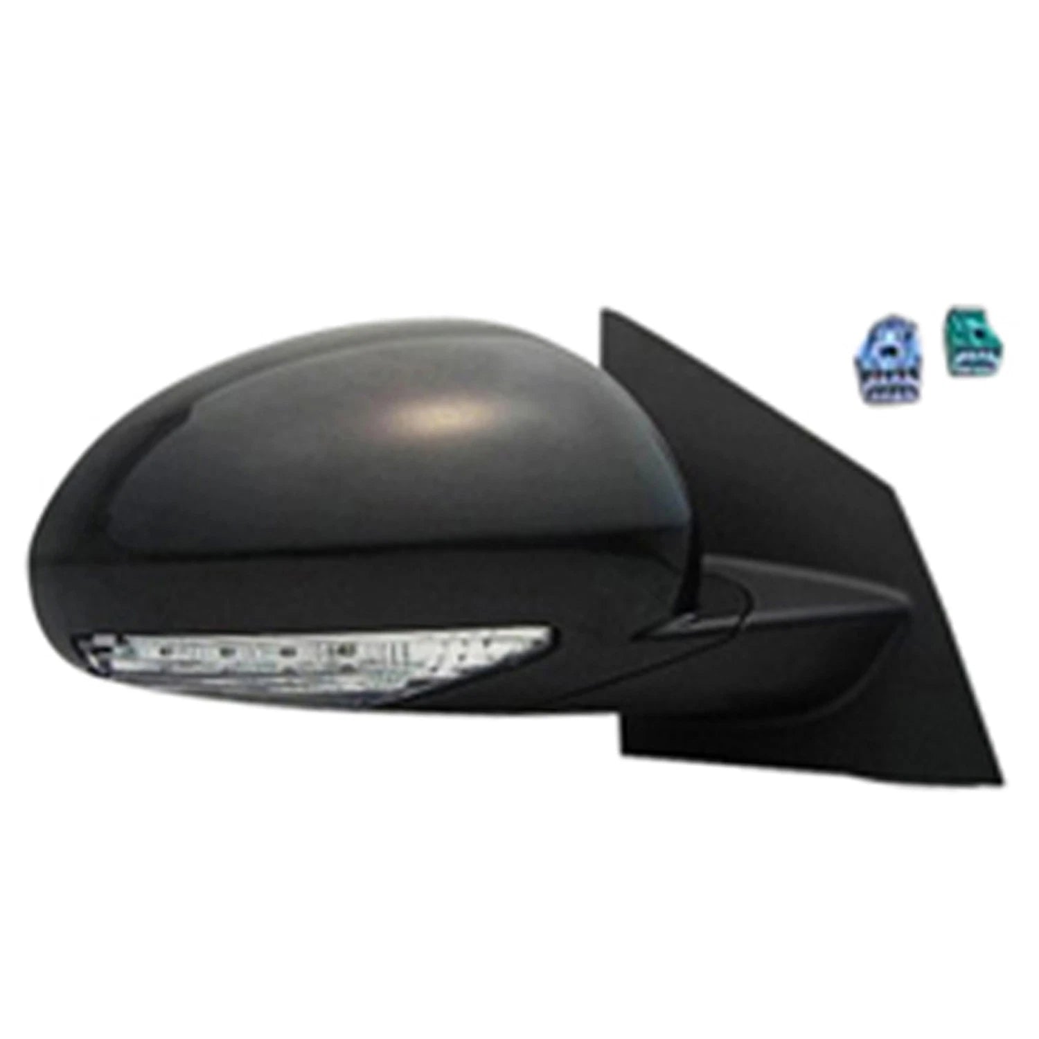 Power Door Mirror Passenger Side Replacement Heated Glass w Memory for Lexus (2013–2020)