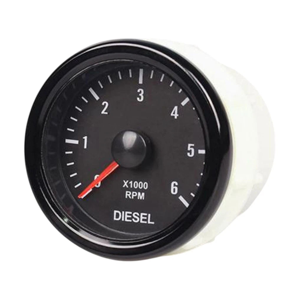 52mm Tachometer for Diesel Motor (6000 RPM)