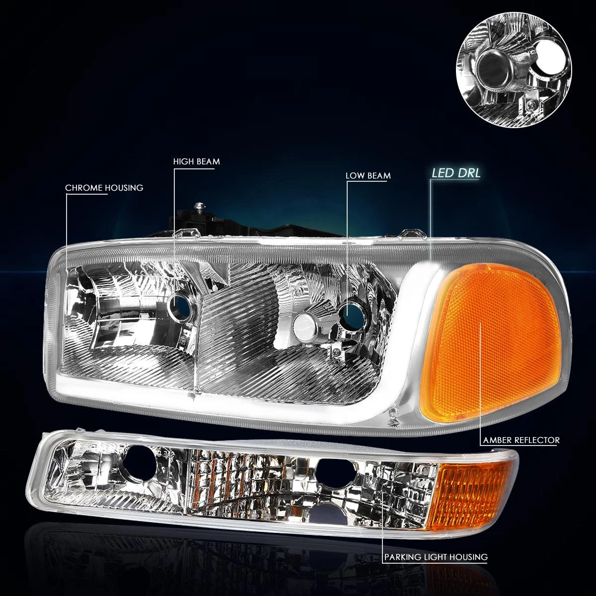 Power Heated Side Rear View Mirror for Chrysler PT Cruiser (2001–2003)