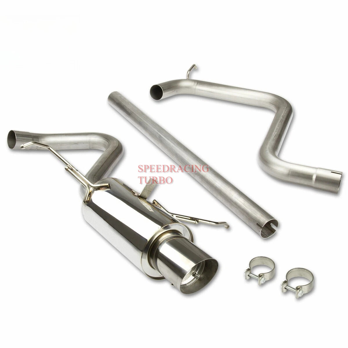 Stainless Catback Exhaust Muffler for PT Cruiser 2.4 (2001–2010) 2.25" Inlet 4" Tip