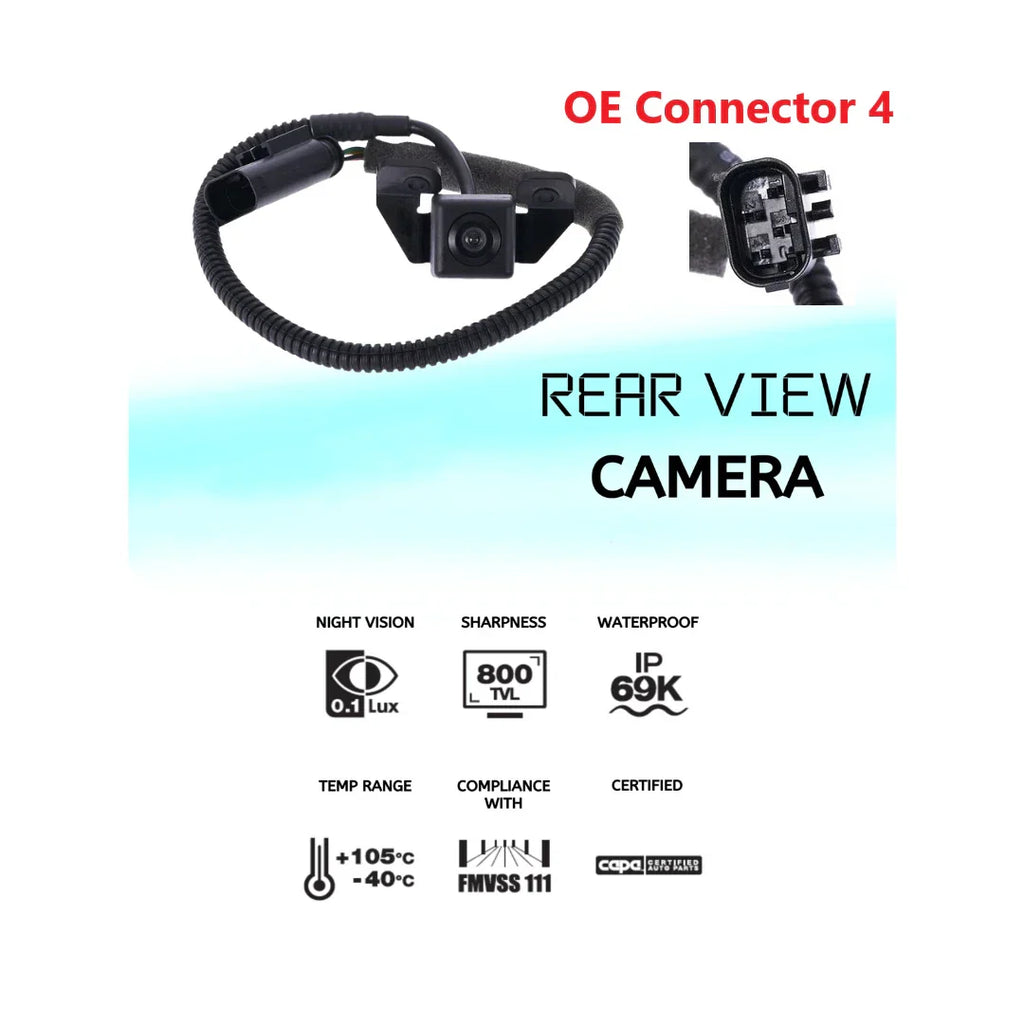 Reverse Camera OE Connector 4 Pins for Hyundai Tucson JM, iX35 LM (2010–2021)