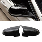 ABS Gloss Black Rear View Mirror Covers for BMW X1 F48 F49 (2016-2019)