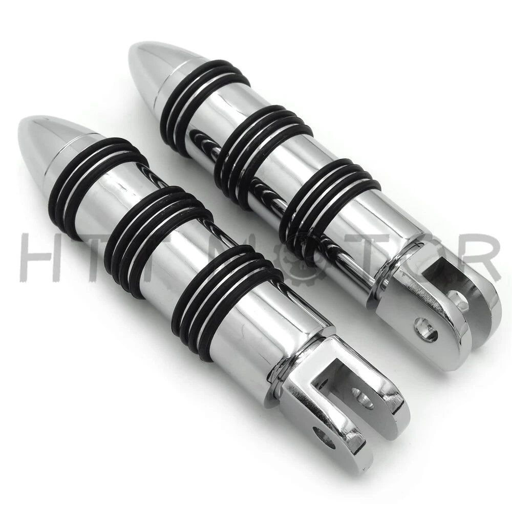 Chrome Stick FootPeg for Harley FXBB FXBR FXBRS FXLR (2018–Present)