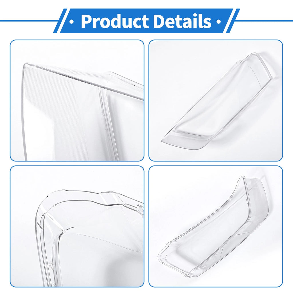 1 Pc Headlight Lens Cover for Audi Q3 (2012–2015) Clear