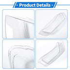 1 Pc Headlight Lens Cover for Audi Q3 (2012–2015) Clear
