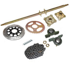44" Rear Live Axle Wheel Hub Complete Kit for Go Kart Golf Cart ATV