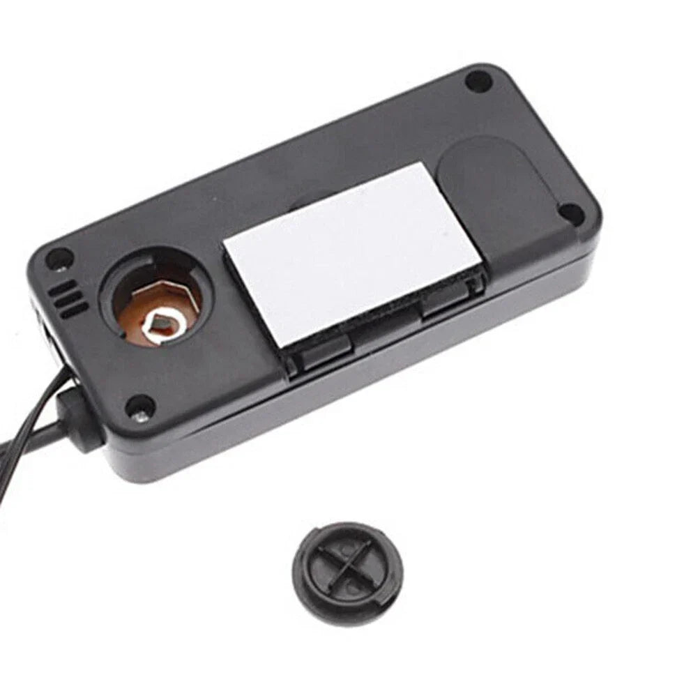 Thermometer / 12V / with Digital Clock Adjustable Base Bracket for Car