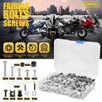 Fairing Bolt Kit for Kawasaki Ninja EX250 EX300 EX400 650 (2008–2023)