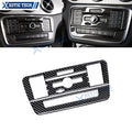 Real Carbon Fiber Console Multimedia Control Frame for Mercedes GLA CLA (2013–2021)