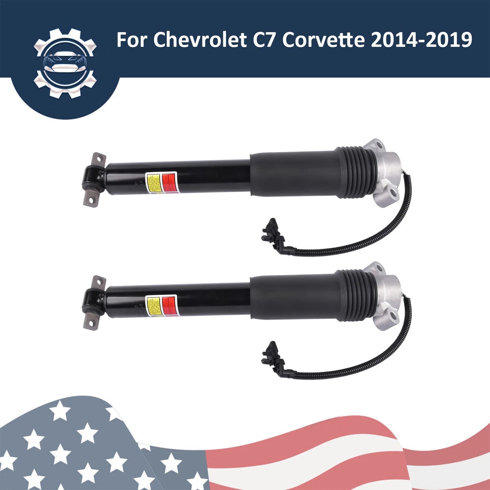 2X Front Shock Absorber Strut for Chevrolet C7 Corvette (2014-2019)