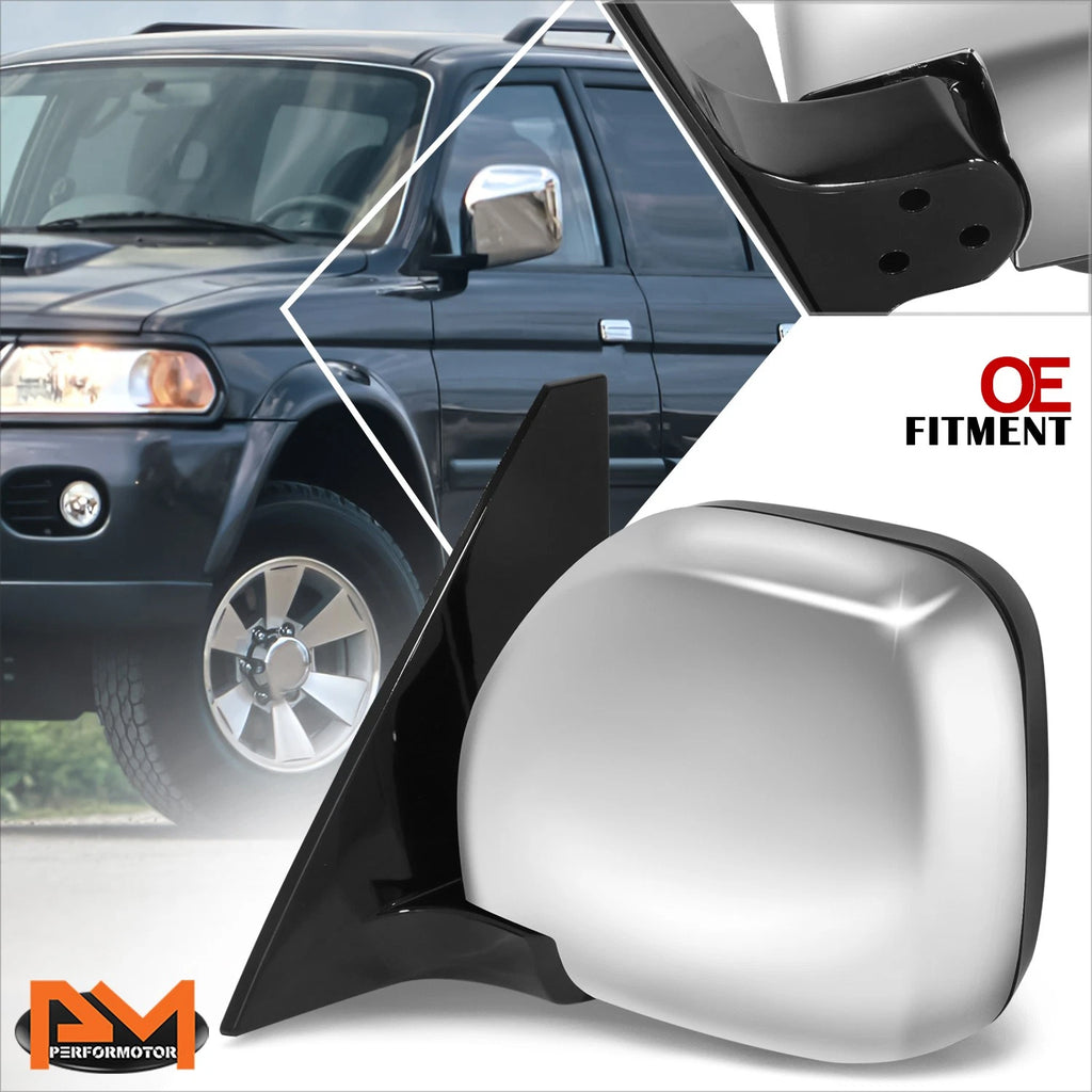 Power Heated Chrome Cover Side Mirror for Mitsubishi Montero (2001–2006)