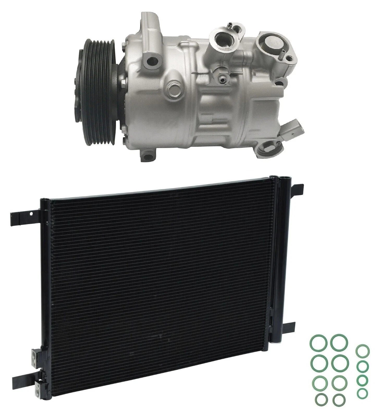 AC Compressor Kit with Condenser for Audi TTS Quattro 2.0L (2019–2019)