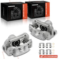 Pair Rear Brake Calipers with Bracket for Kia Rondo (2007–2008)