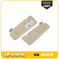 Set of 2 Beige Sun Visors for Toyota Highlander (2008–2013)