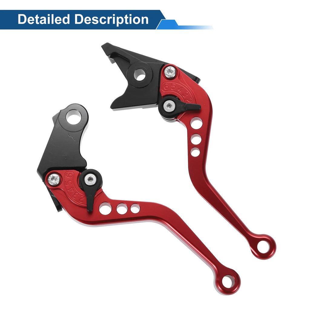 Long Brake Clutch Levers for Honda CB919 (2002–2007) Red 1 Pair