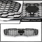 Front Bumper Upper Grille Assembly with Camera Hole for Kia Sorento (2019–2020)
