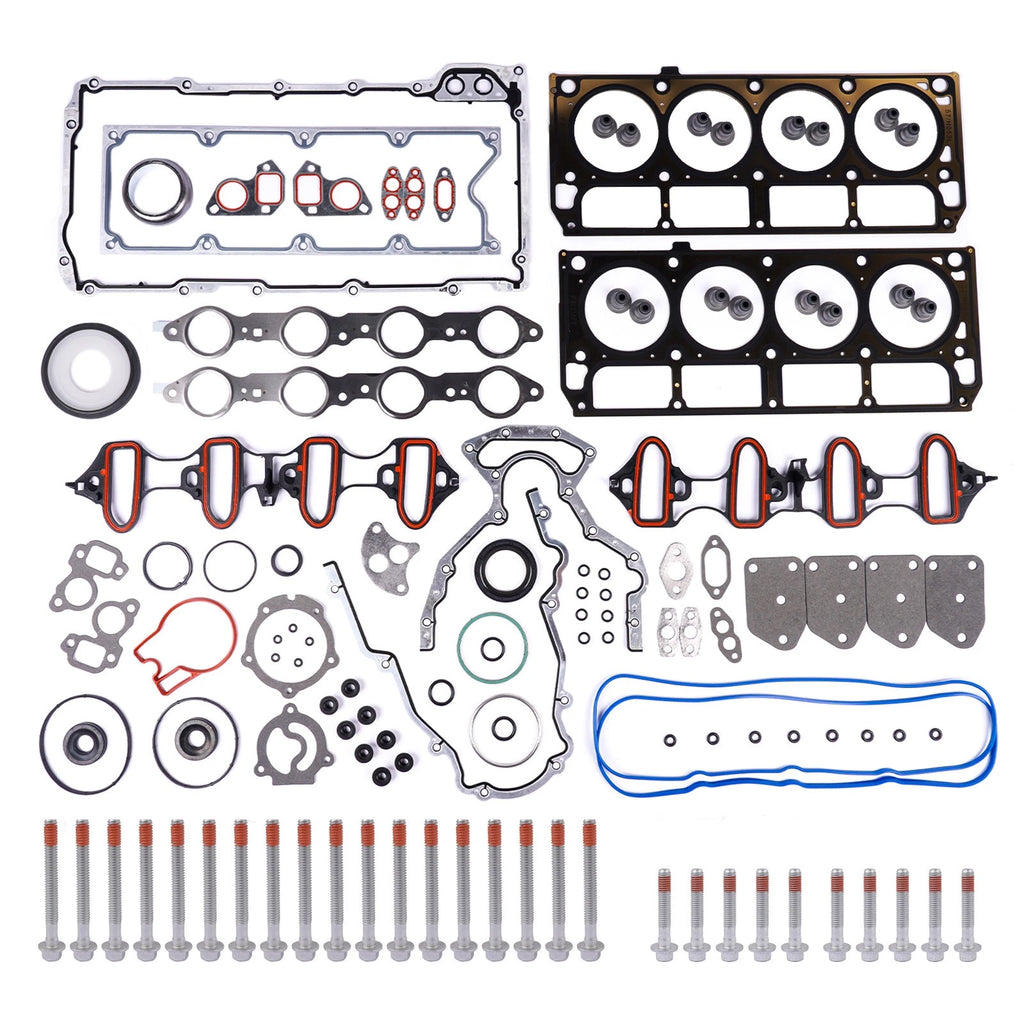 5.3 Full Cylinder Head Gasket Set with Bolts for Buick Chevy Silverado GMC Sierra (2007–2014)