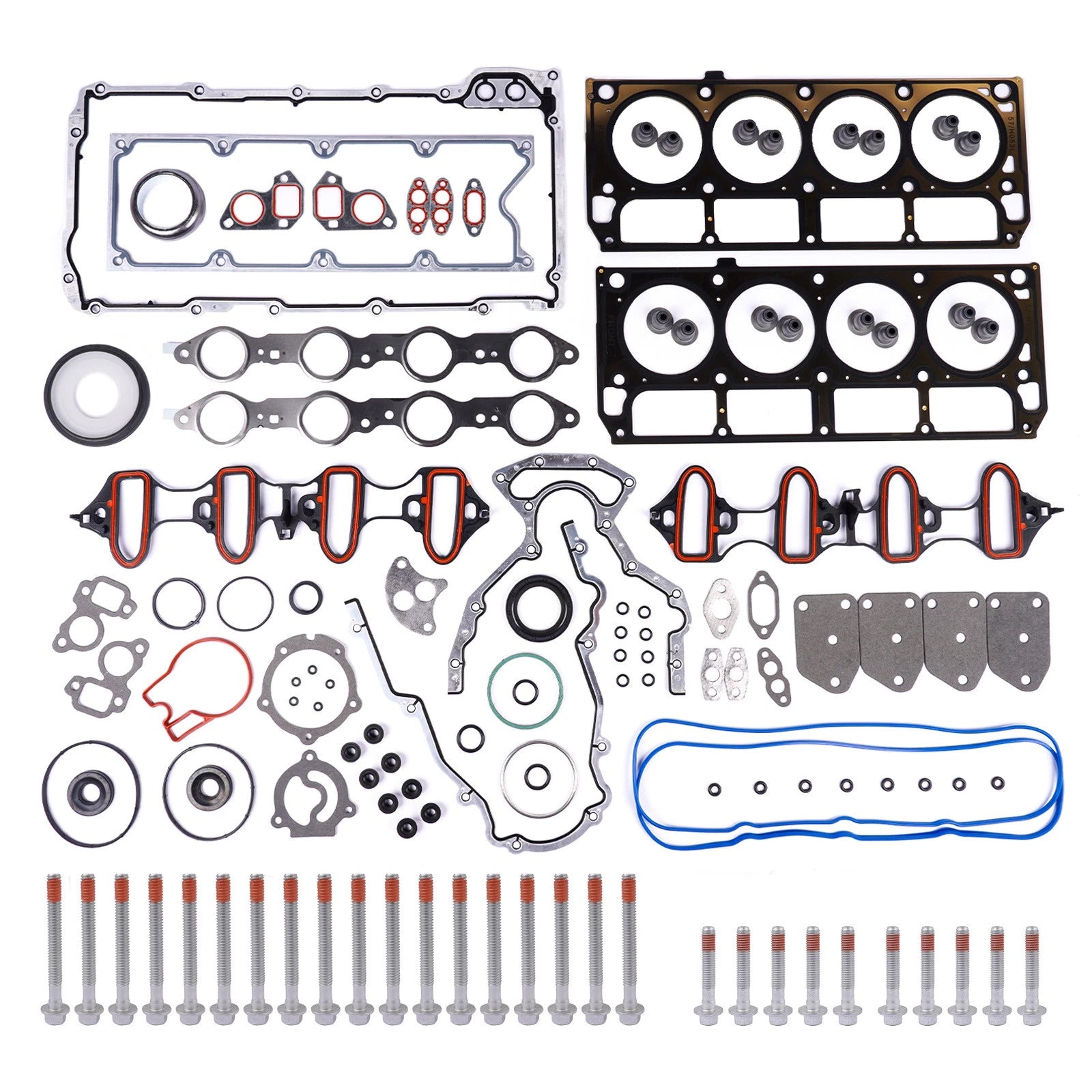 5.3 Full Cylinder Head Gasket Set with Bolts for Buick Chevy Silverado GMC Sierra (2007–2014)