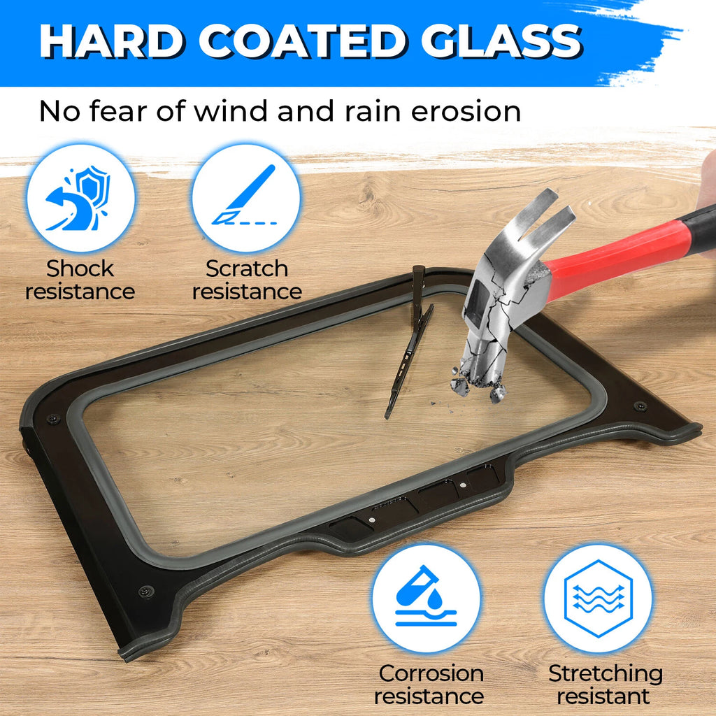 Glass Front Windshield for Polaris RZR XP/XP4 1000 (2019–2023)