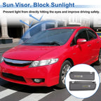 Set of 2 Sun Visors for Honda Civic (2006–2011) No. 83230-SNA-A01ZA Gray
