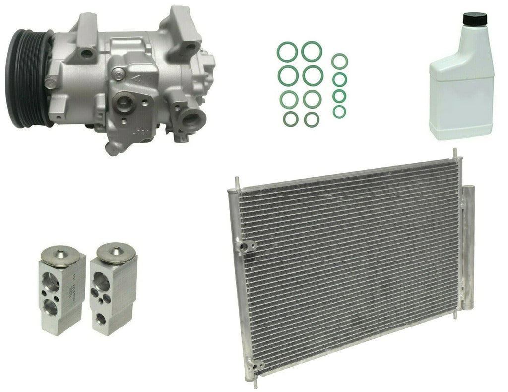 AC Compressor Kit With Condenser for Toyota Corolla (2003–2008)