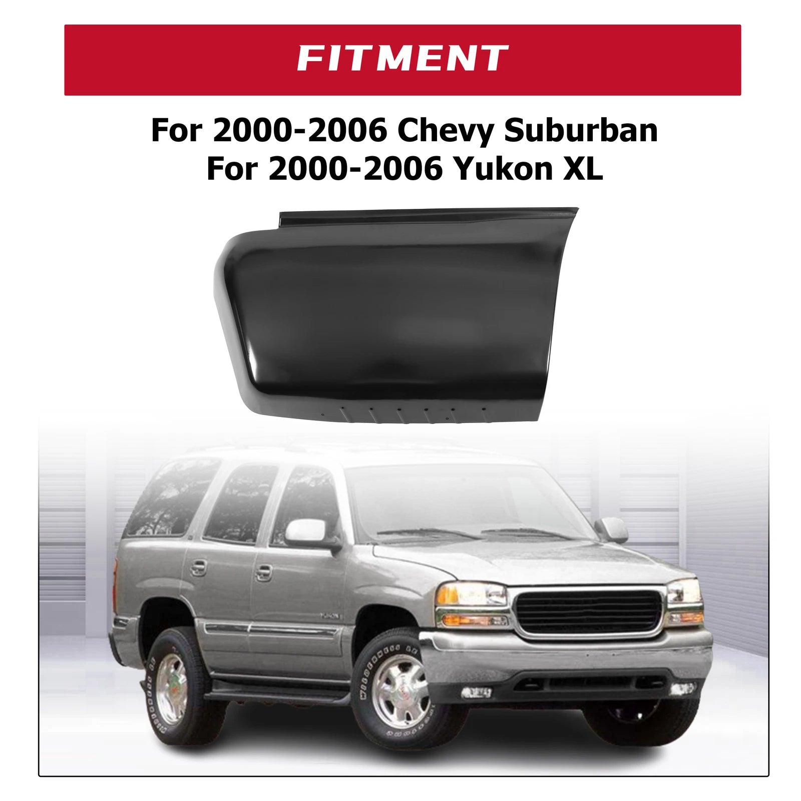 Rear Steel Quarter Panel Patch for Chevy Suburban Yukon XL (2000–2006)