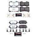 PowerStop Z36 Carbon-Fiber Ceramic Disc Brake Pads Kit for Colorado (2015–2023)
